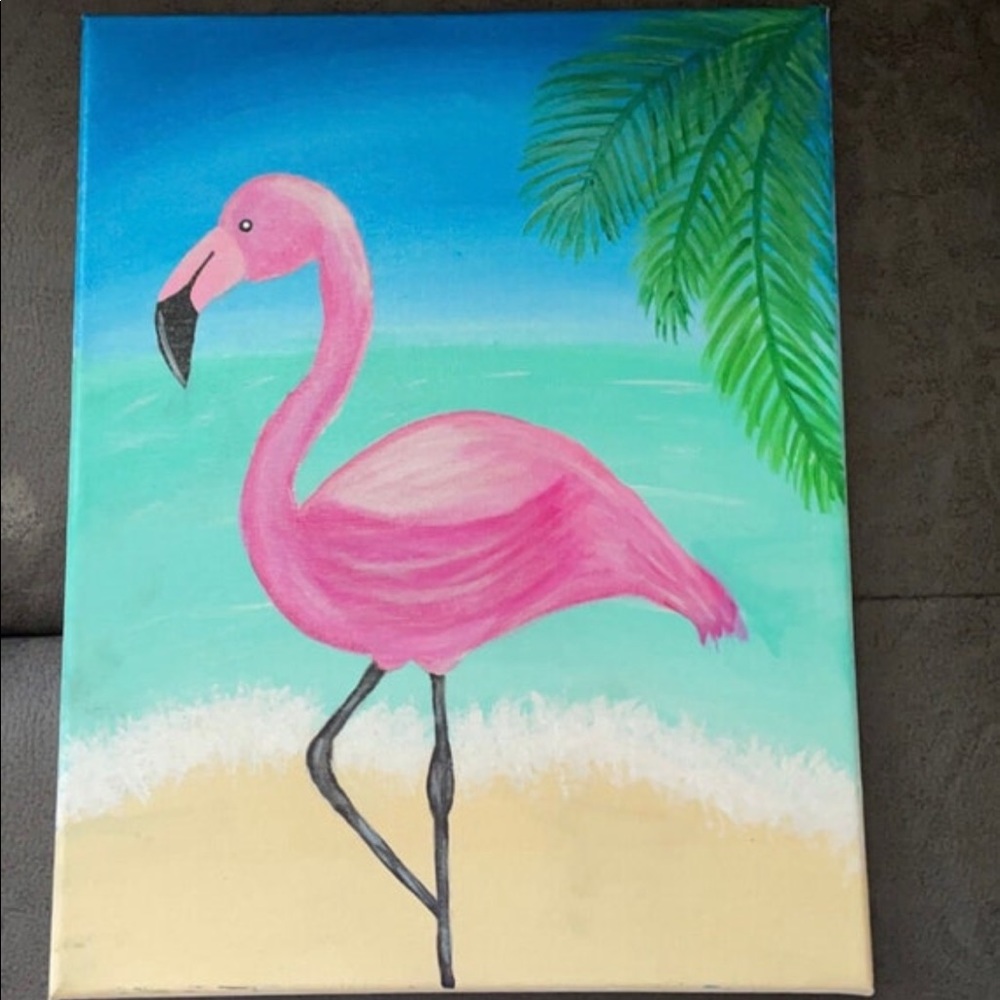 Flamingo Painting